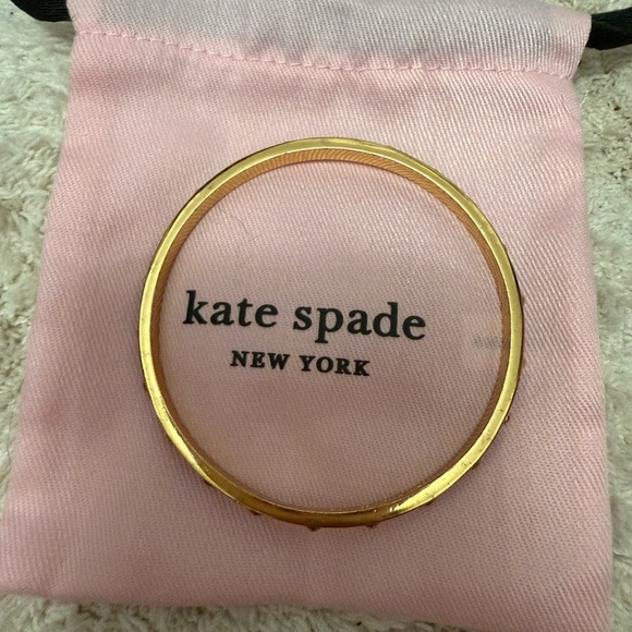 🖤Kate Spade Black and Gold Bangle Bracelet - Picture 4 of 8